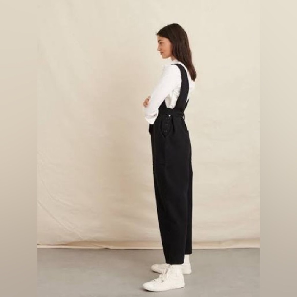 Alex Mill Ollie Overall in Recycled Denim Black - Picture 3 of 16